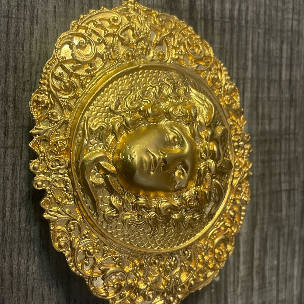 Versace Gold Medusa Belt Buckle